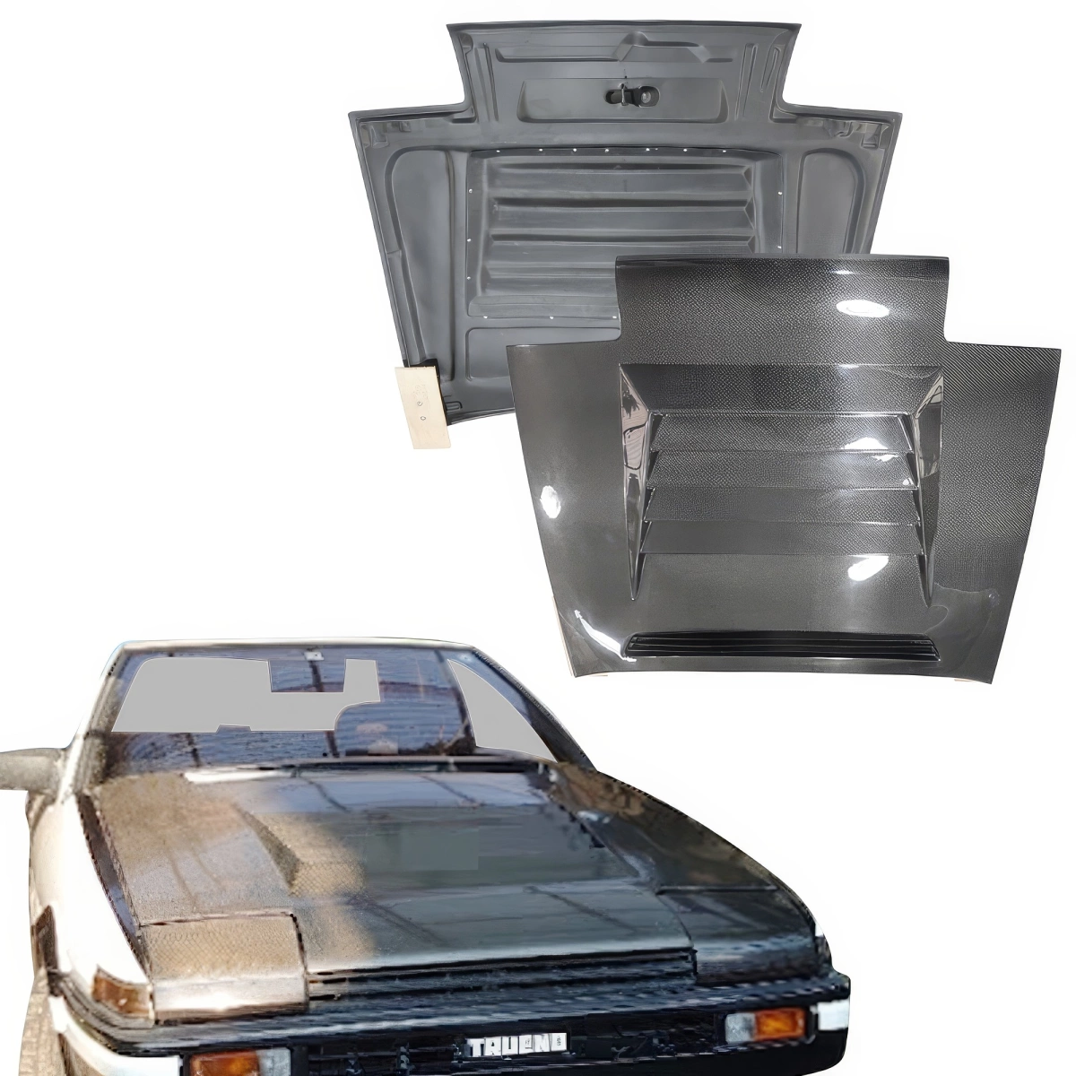 Modify your Toyota Corolla 1984 with our Exterior/Hoods - 10