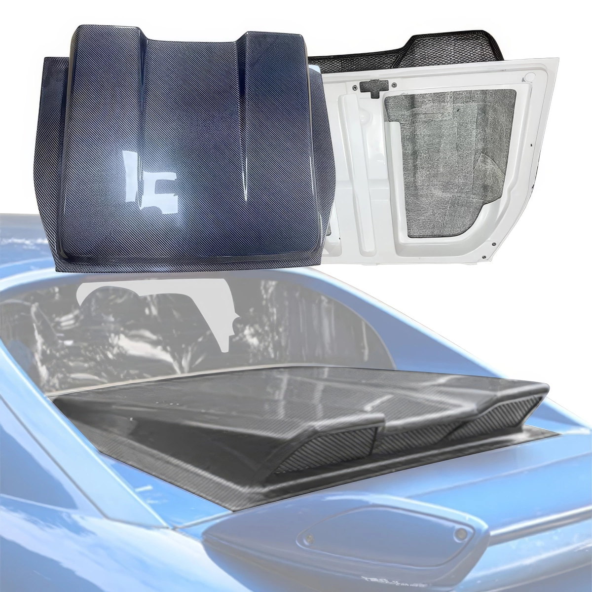 ModeloDrive Carbon Fiber PPOW Trunk Engine Lid > Toyota MR2