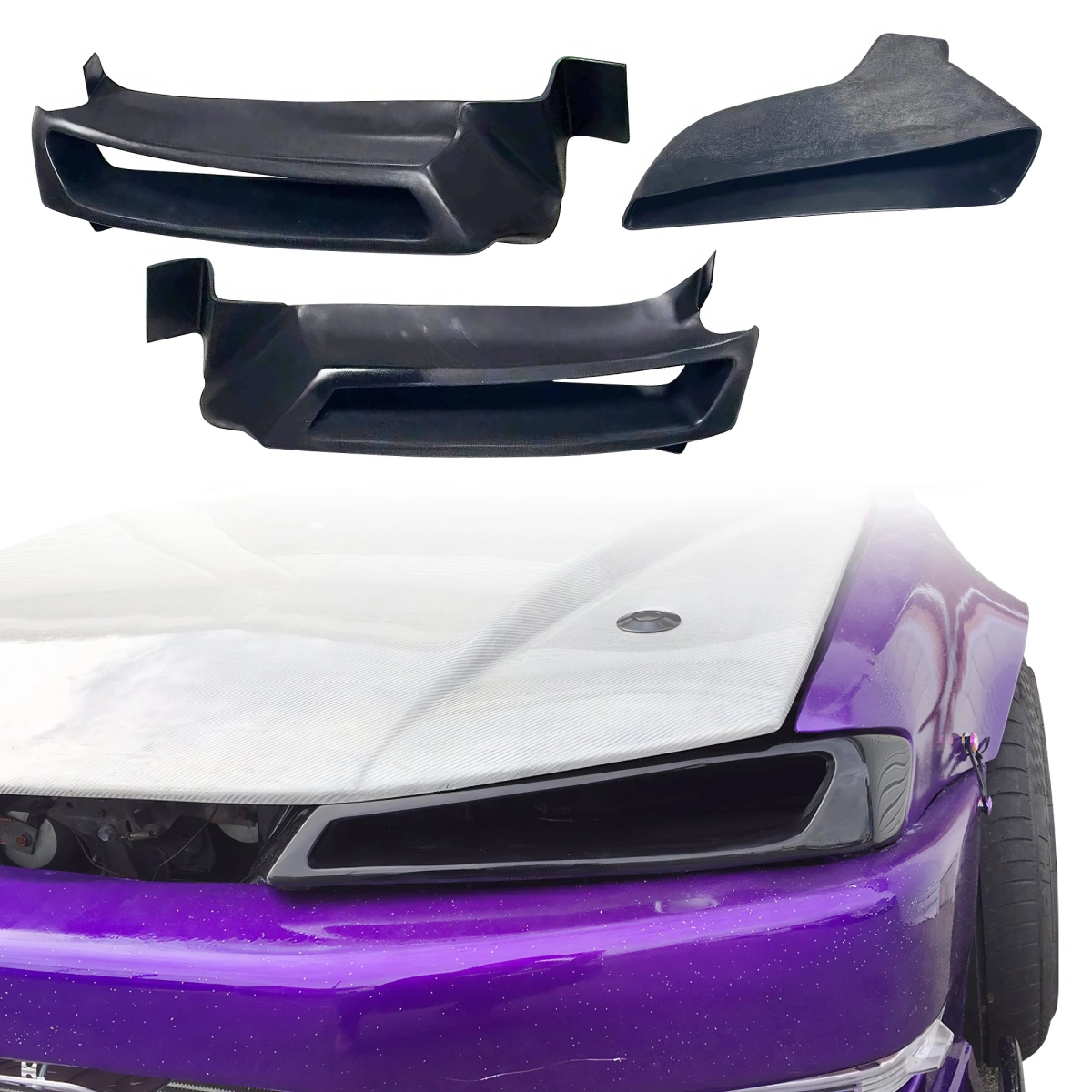 Modify your Nissan 240SX 1997 with our Lighting/Headlights - 8