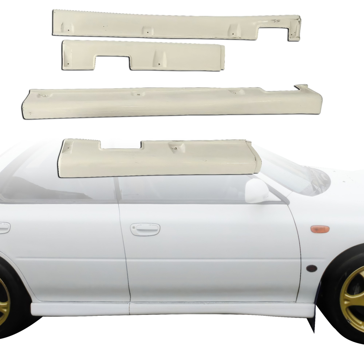 Modify your Subaru Impreza 1993 with our Exterior/Side Skirts - 