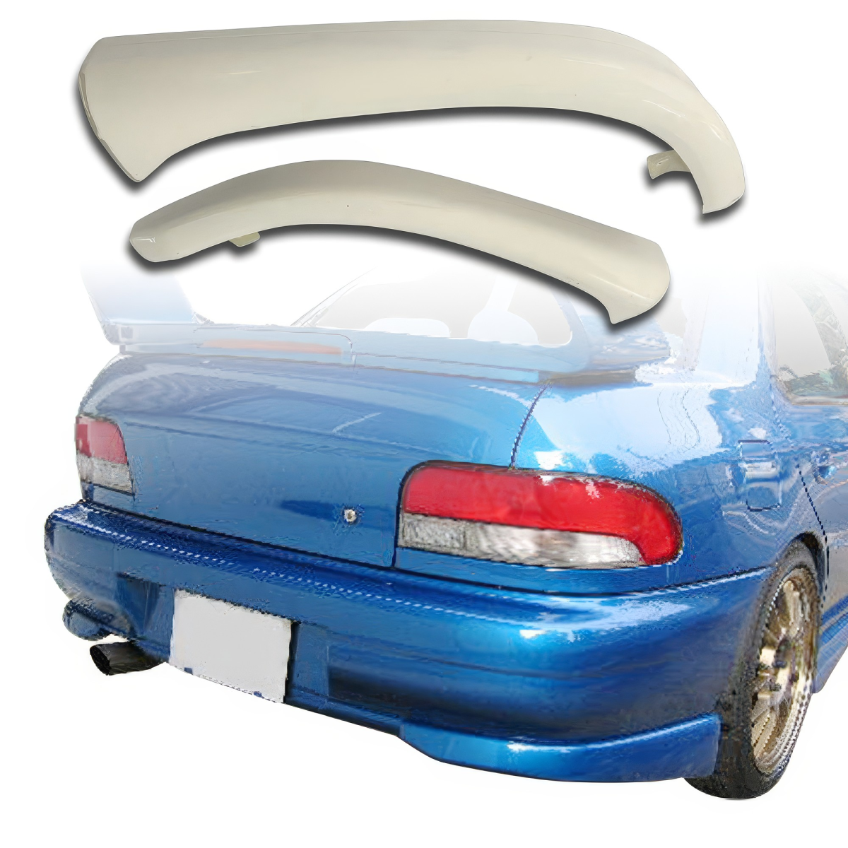 Modify your Subaru Impreza 1993 with our Exterior/Rear Bumpers or Lips - 