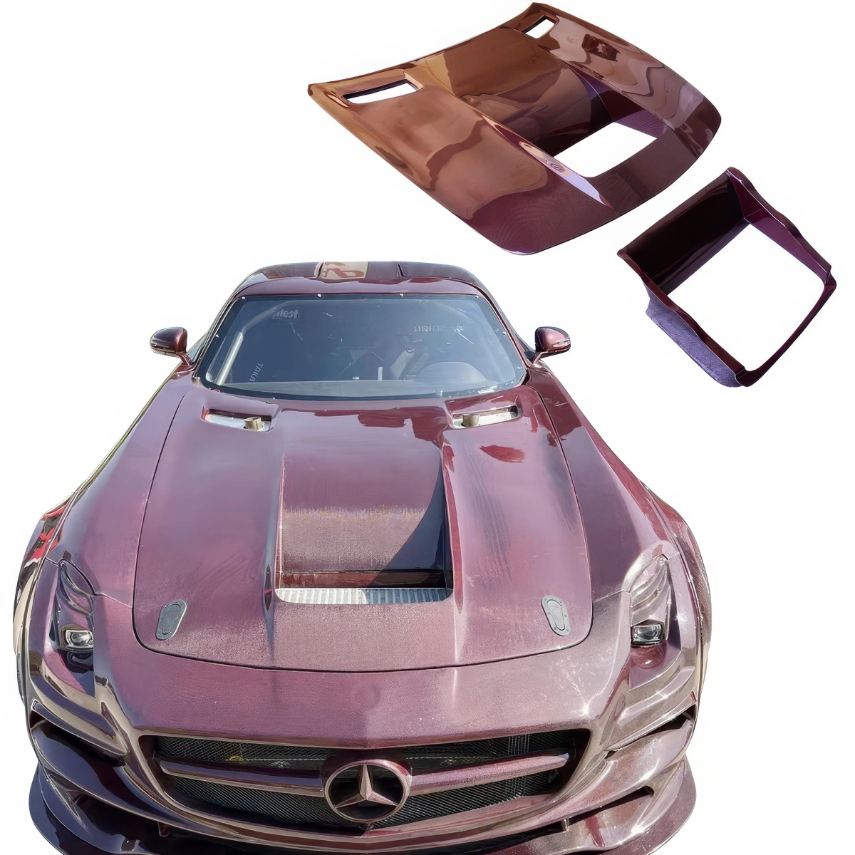 Modify your Mercedes-Benz SLS AMG 2011 with our Exterior/Hoods - 5