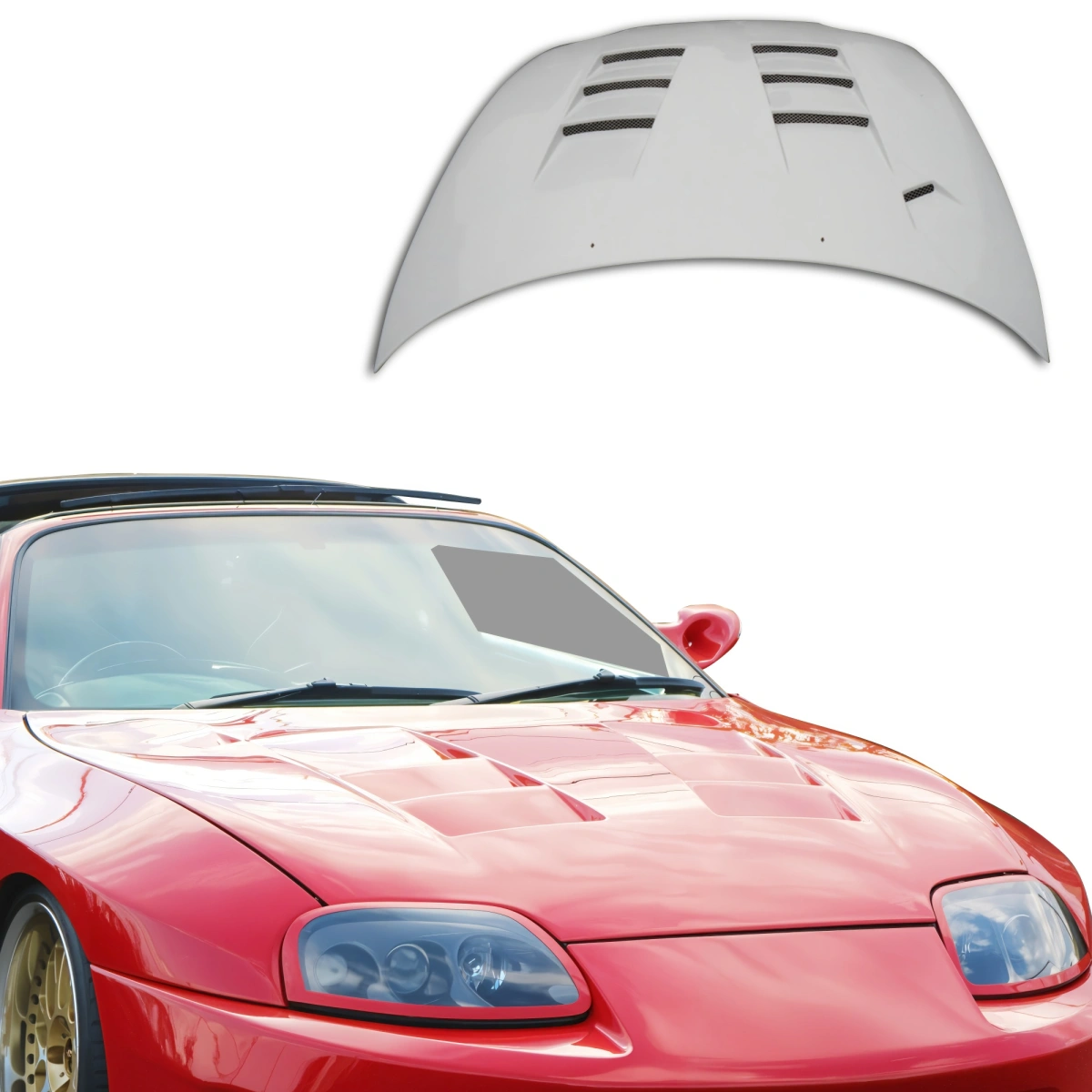 Modify your Toyota Supra 1993 with our Exterior/Hoods - 16