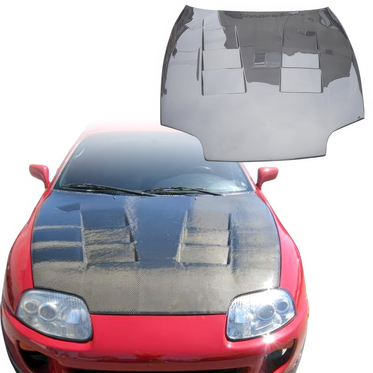 Modify your Toyota Supra 1993 with our Exterior/Hoods - 