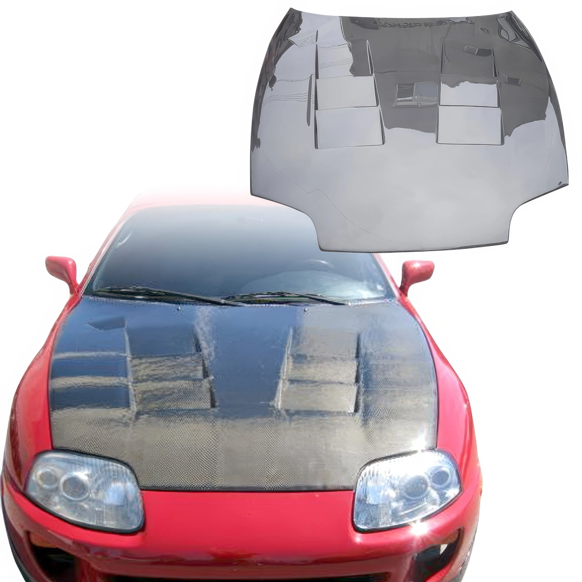 Modify your Toyota Supra 1993 with our Exterior/Hoods - 4