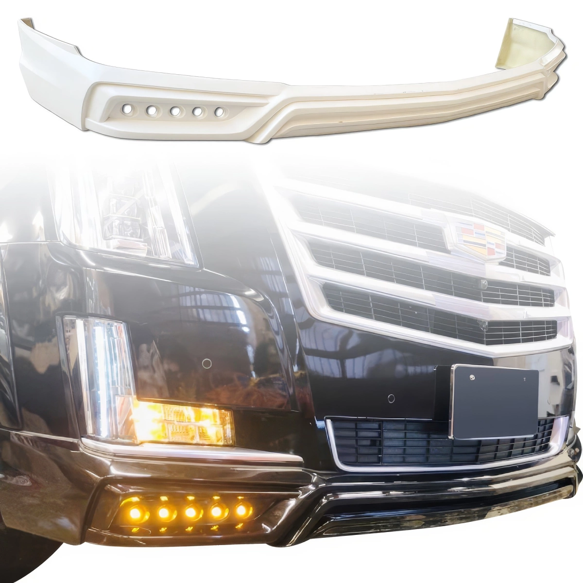 Modify your Cadillac Escalade 2015 with our Exterior/Front Lips - 7