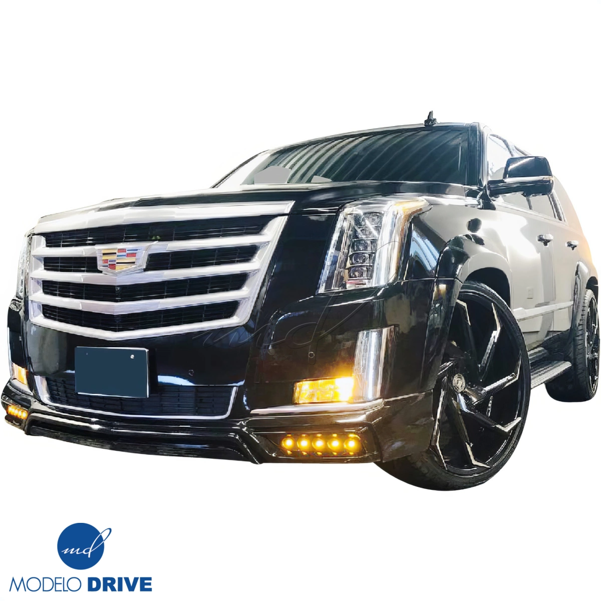 Modify your Cadillac Escalade 2015 with our Exterior/Front Lips - 11