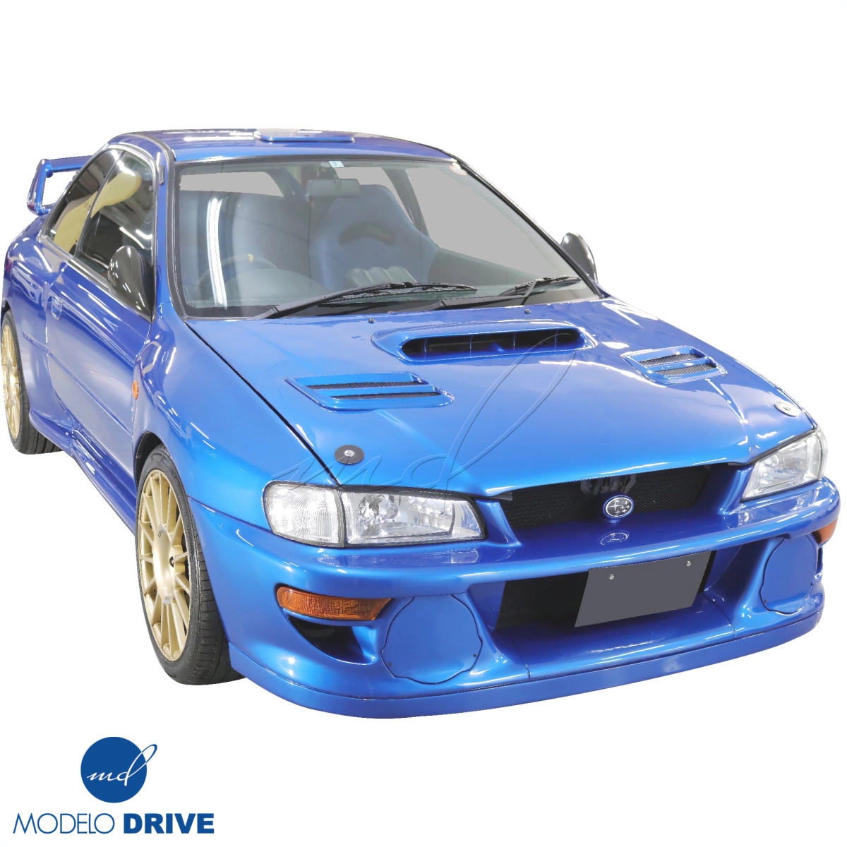 ModeloDrive FRP LS WRC 98 Front Bumper w Caps 3pc (GC8) 2/4dr for ModeloDrive FRP LS WRC 98 Front Bumper w Caps 3pc (GC8) 2/4dr for