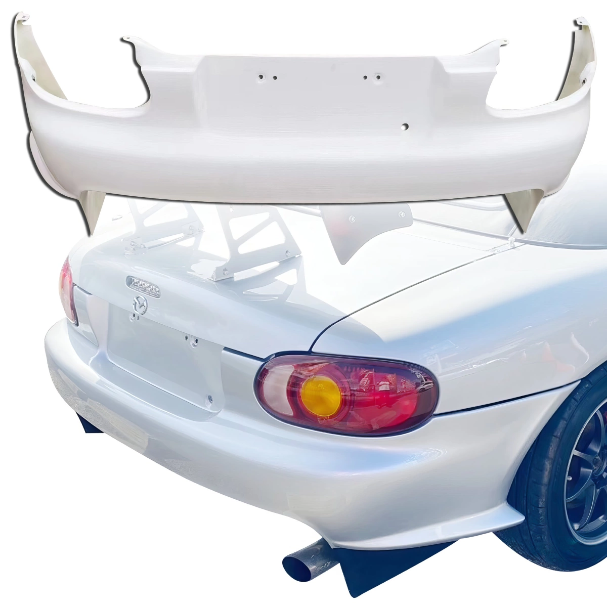 FRP GVAR Rear Bumper > Mazda Miata MX-5 (NB) 98-05 | ModeloDrive