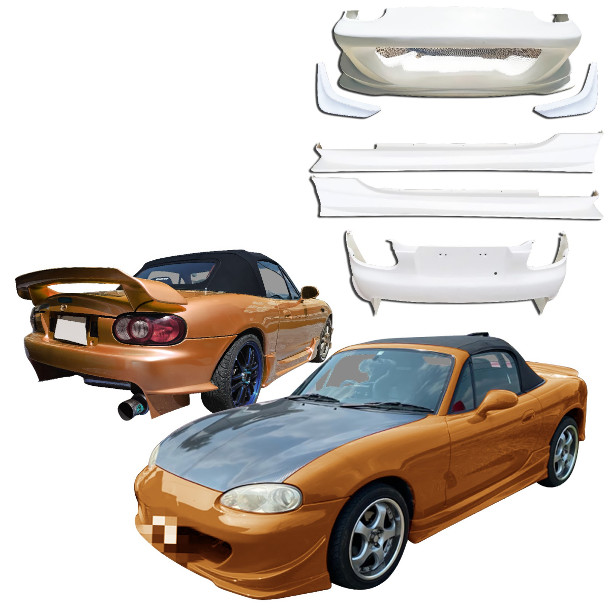 Modify your Mazda Miata 2001 with our Exterior/Complete Body Kits - 