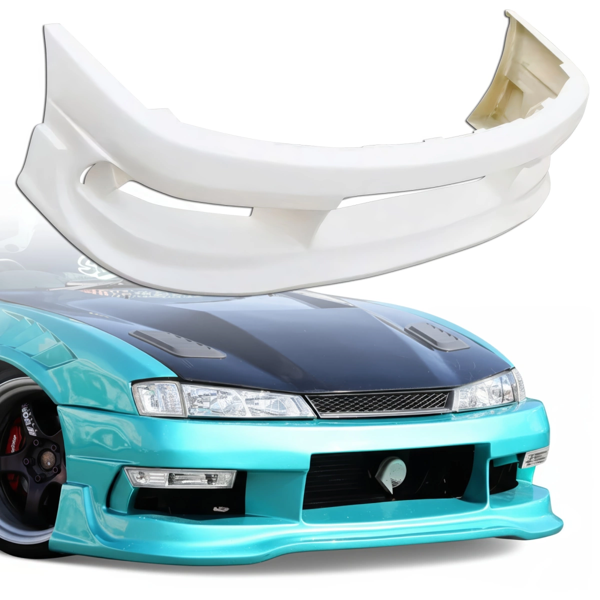 Modify your Nissan 240SX 1997 with our Exterior/Front Bumpers - 25