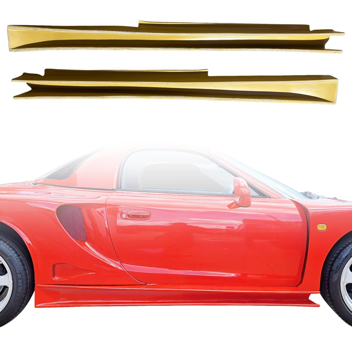 Modify your Toyota MR2 Spyder 2000 with our Exterior/Side Skirts - 6