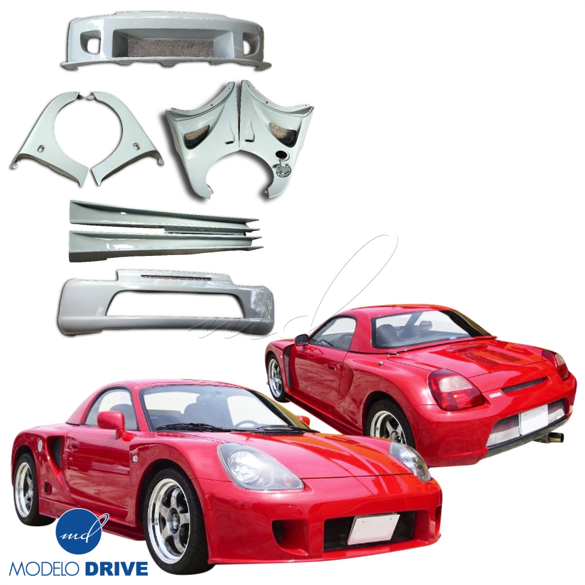 Modify your Toyota MR2 Spyder 2000 with our Exterior/Complete Body Kits - 6