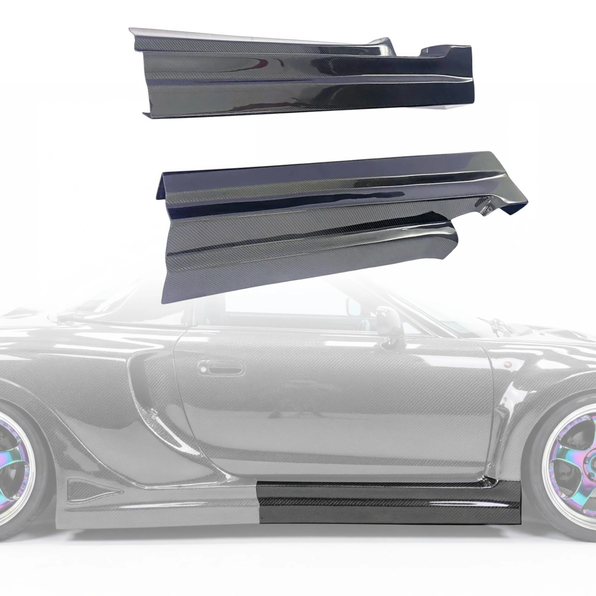 Modify your Toyota MR2 Spyder 2000 with our Exterior/Side Skirts - 1