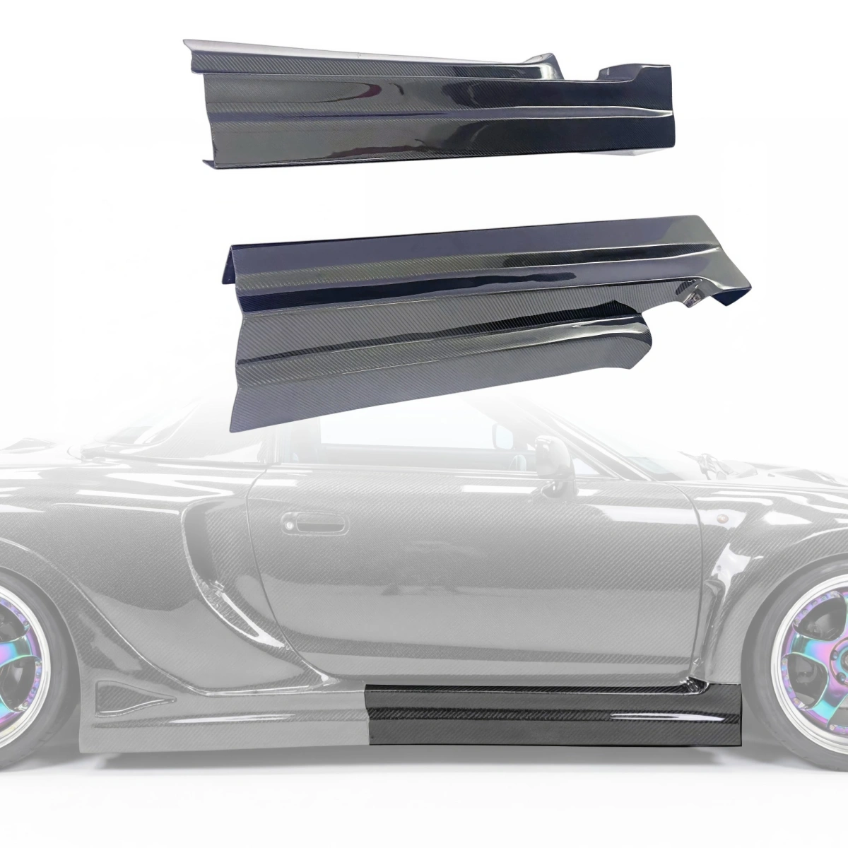 Modify your Toyota MR2 Spyder 2000 with our Exterior/Side Skirts - 9