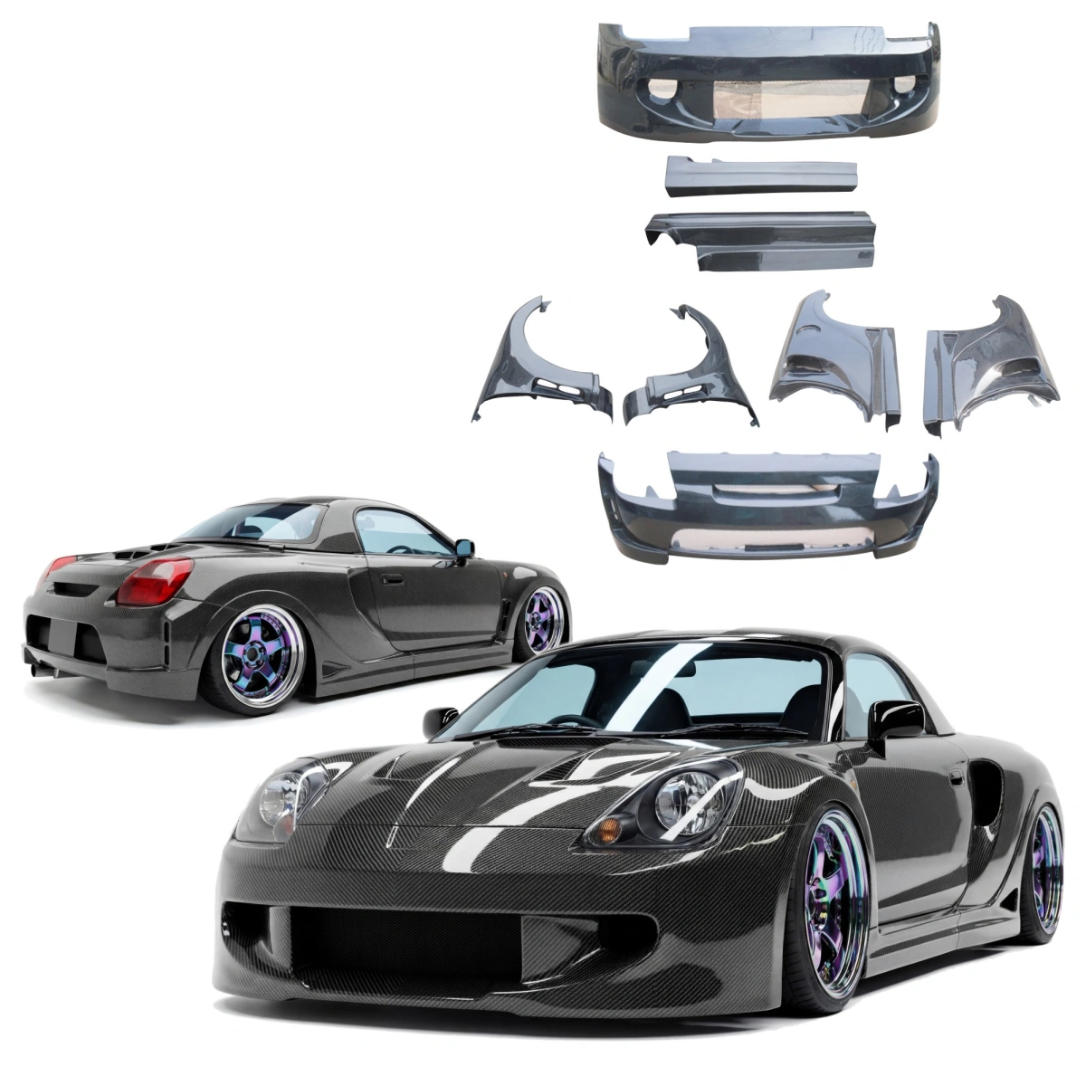 Modify your Toyota MR2 Spyder 2000 with our Exterior/Complete Body Kits - 3