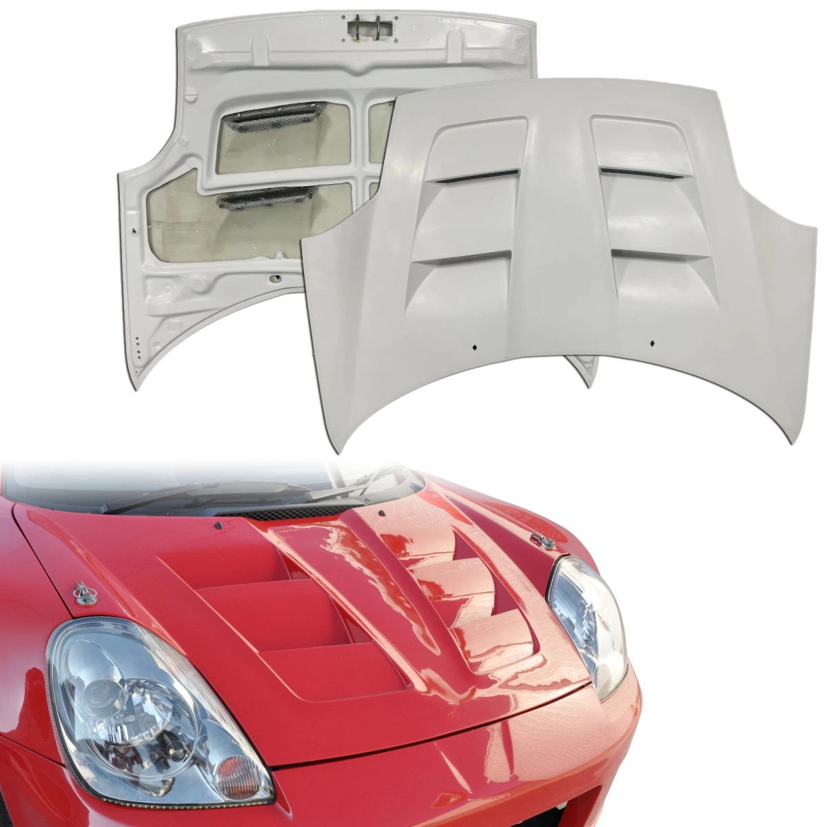 Modify your Toyota MR2 Spyder 2000 with our Exterior/Hoods - 8