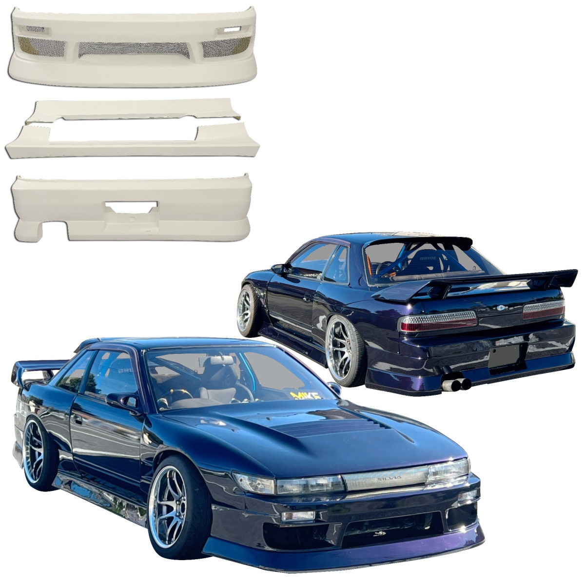 Modify your Nissan Silvia 1989 with our Exterior/Complete Body Kits - 