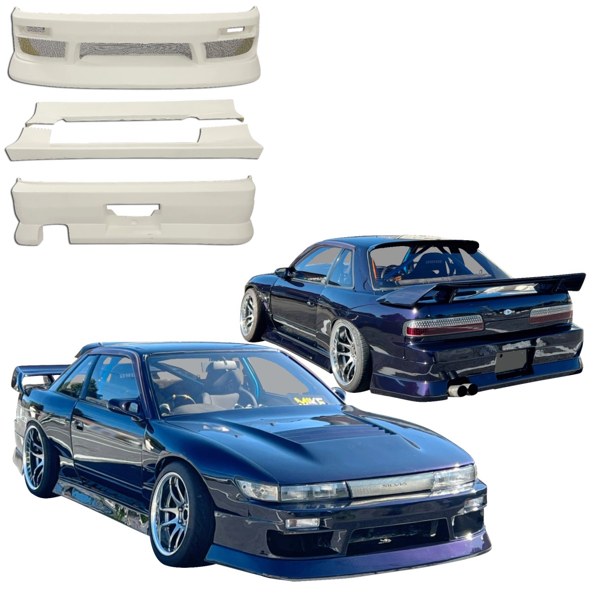 Modify your Nissan Silvia 1989 with our Exterior/Complete Body Kits - 1