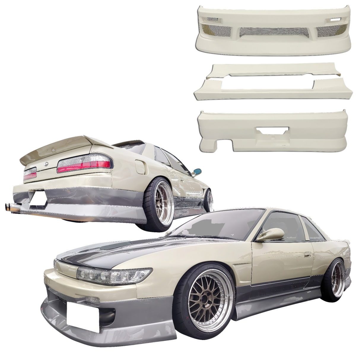 Modify your Nissan Silvia 1989 with our Exterior/Complete Body Kits - 