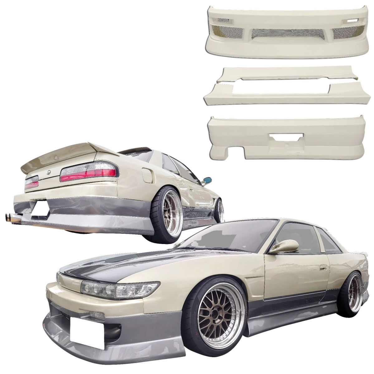 Modify your Nissan Silvia 1989 with our Exterior/Complete Body Kits - 3