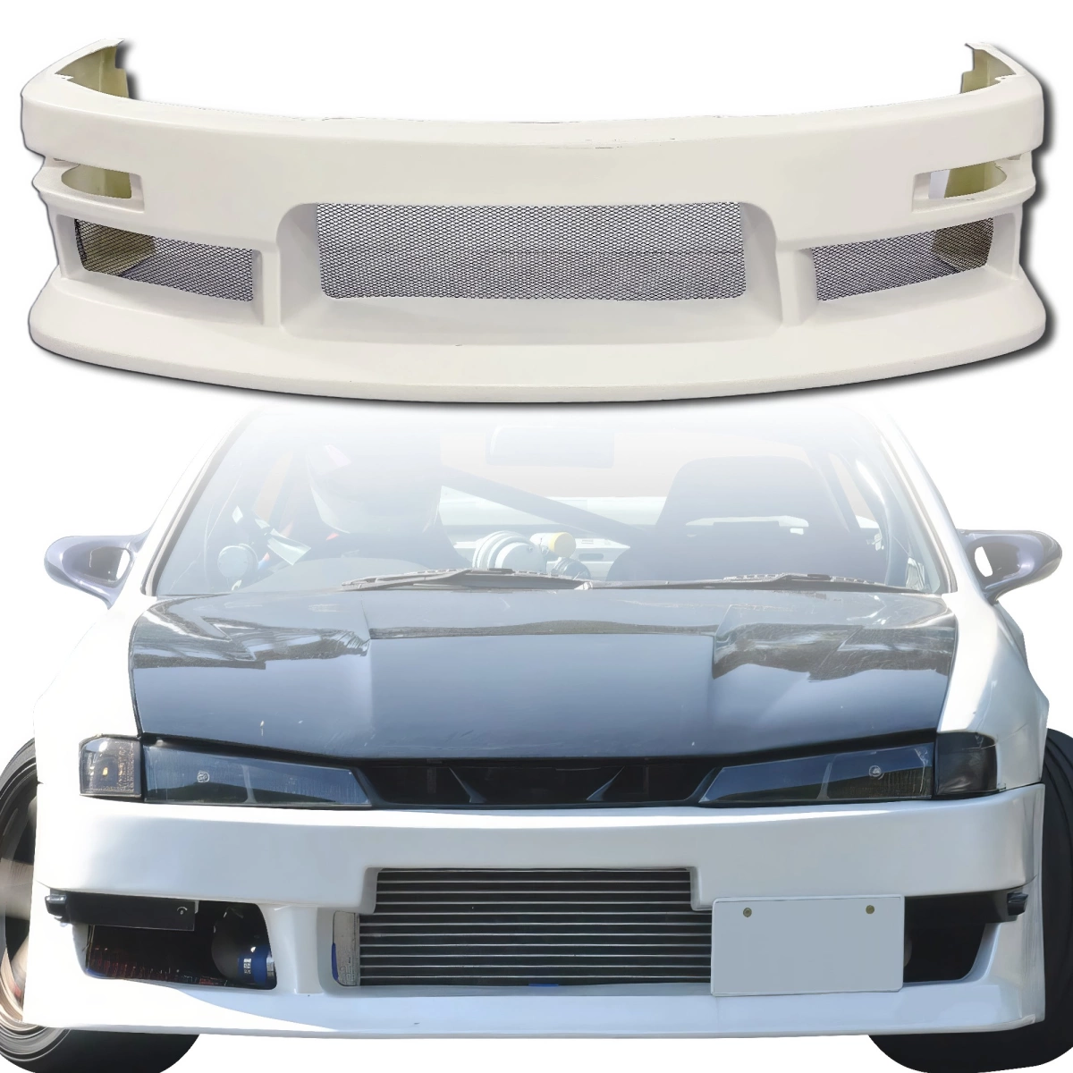 Modify your Nissan 240SX 1997 with our Exterior/Front Bumpers - 1
