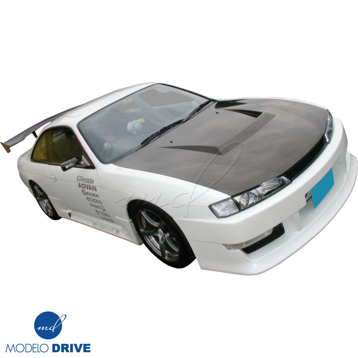 Modify your Nissan 240SX 1997 with our Exterior/Front Bumpers - 7