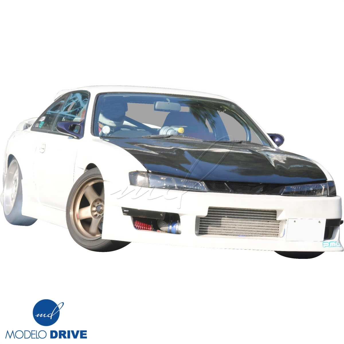 Modify your Nissan 240SX 1997 with our Exterior/Front Bumpers - 9