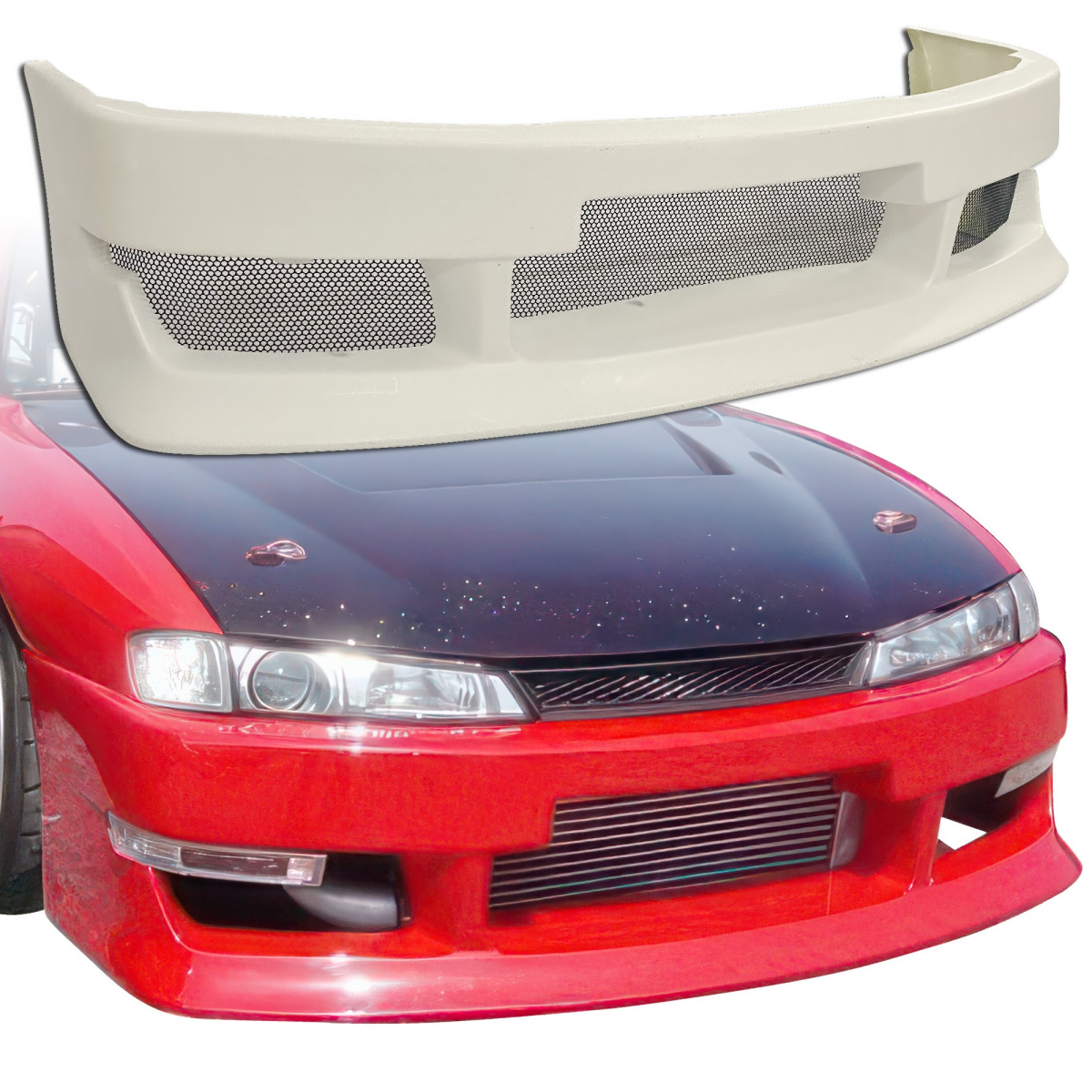 Modify your Nissan 240SX 1997 with our Exterior/Front Bumpers - 
