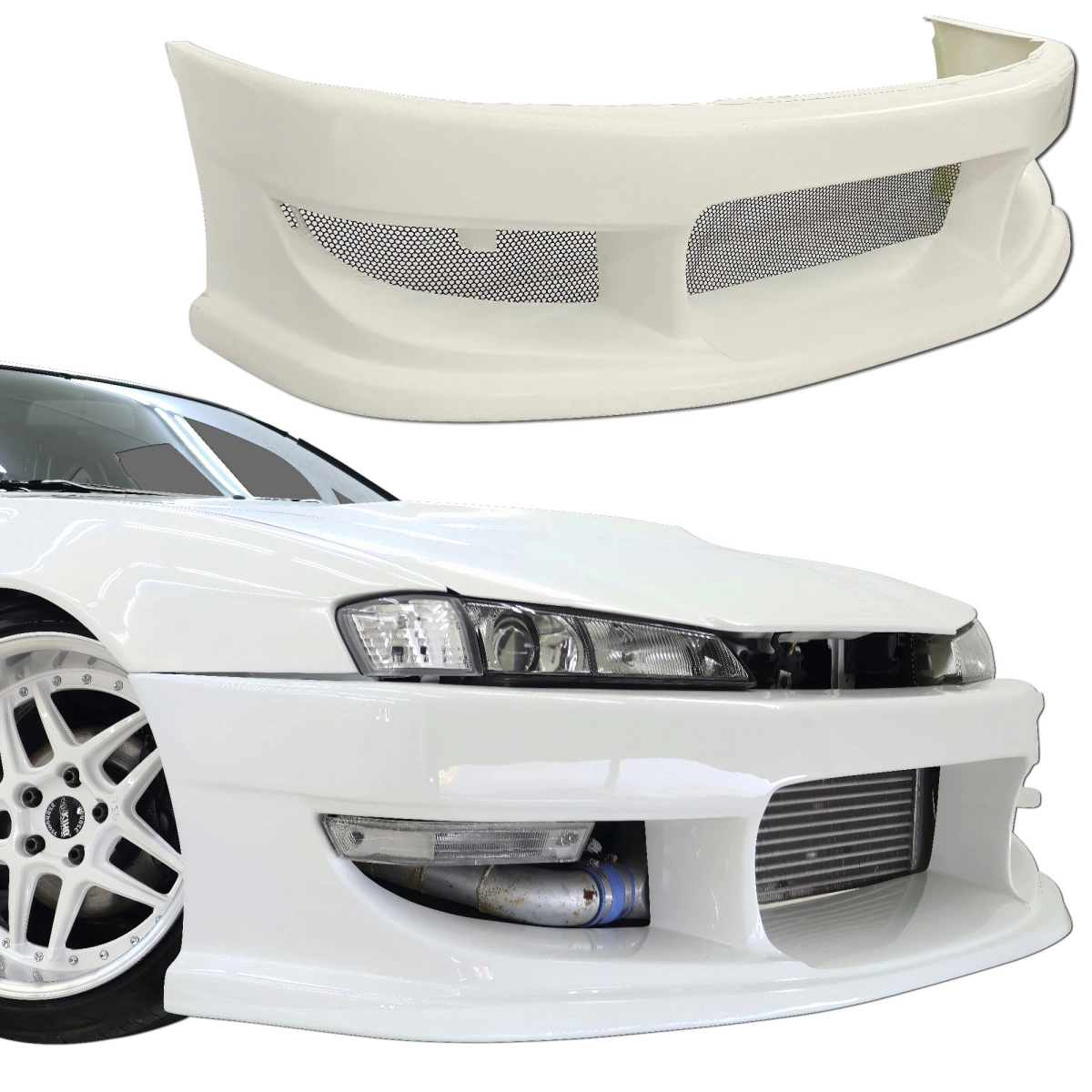 Modify your Nissan 240SX 1997 with our Exterior/Front Bumpers - 1