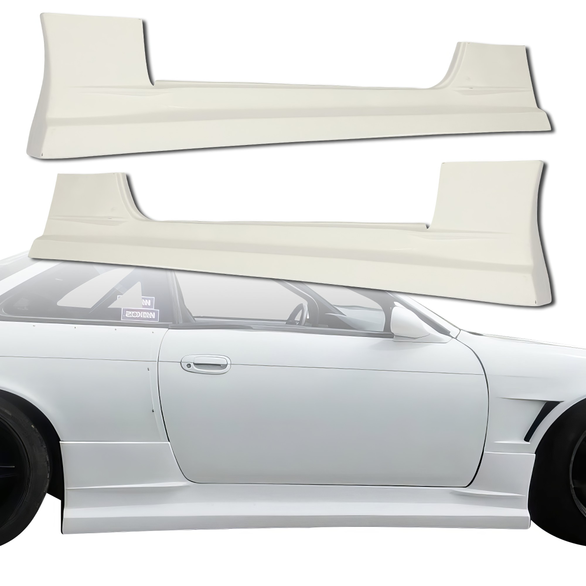 Modify your Nissan 240SX 1995 with our Exterior/Side Skirts - 