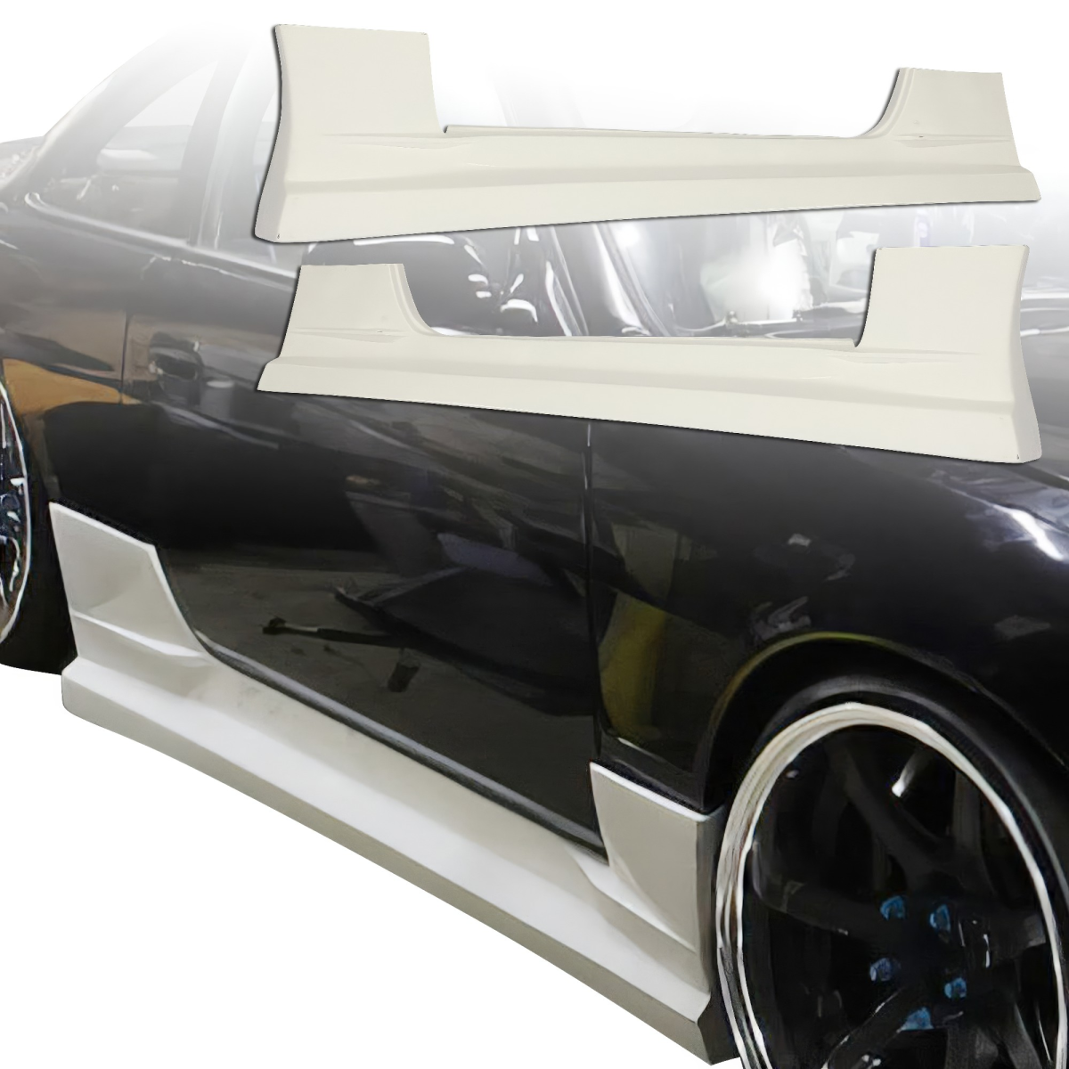 Modify your Nissan 240SX 1995 with our Exterior/Side Skirts - 