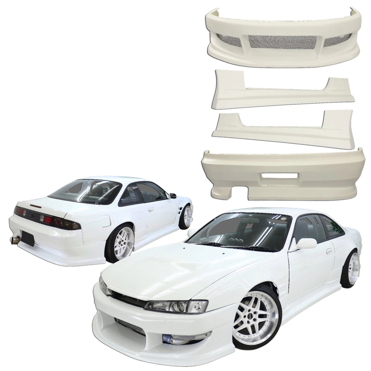 Modify your Nissan 240SX 1997 with our Exterior/Complete Body Kits - 1