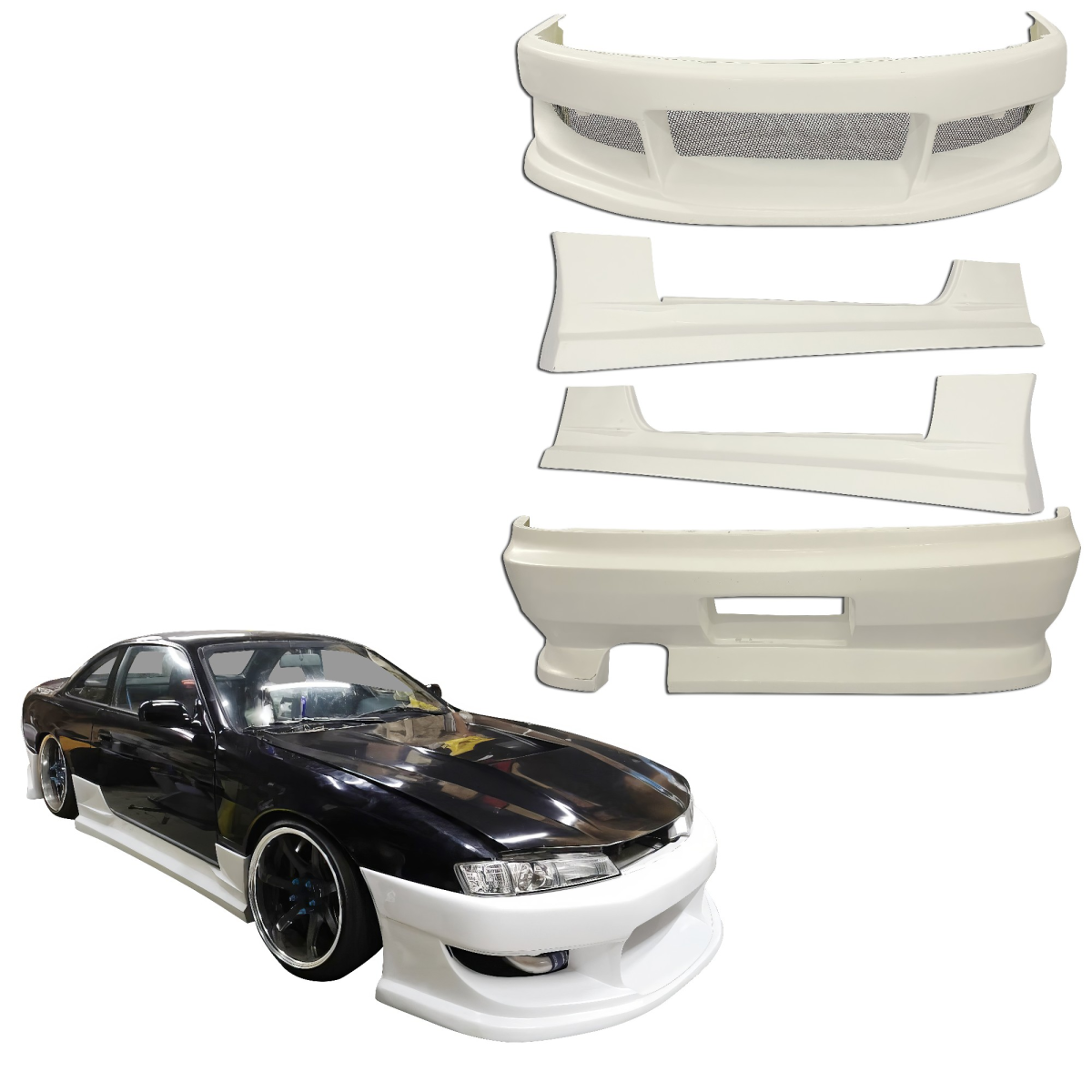 Modify your Nissan 240SX 1997 with our Exterior/Complete Body Kits - 