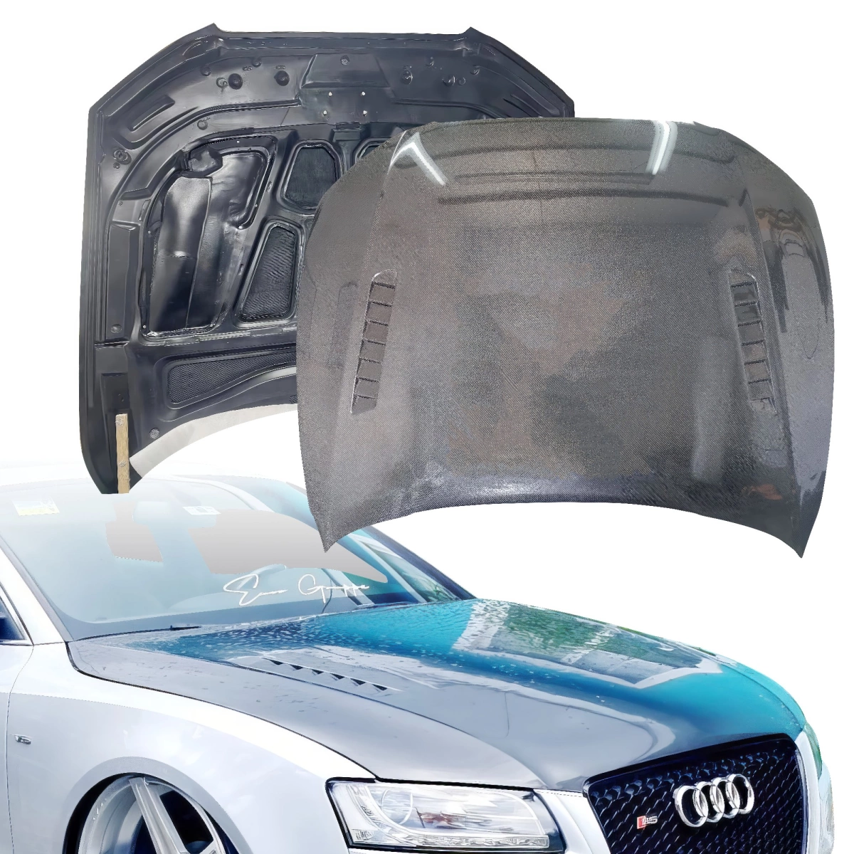 Modify your Audi A5 2008 with our Exterior/Hoods - 1