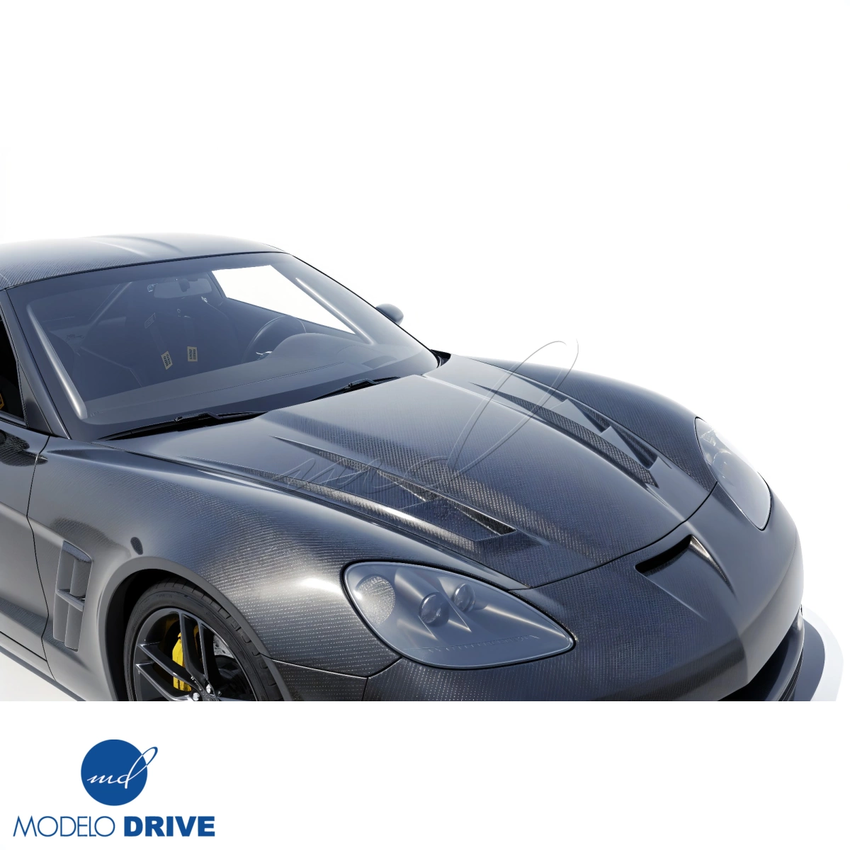 Modify your Chevrolet Corvette 2005 with our Exterior/Hoods - 10