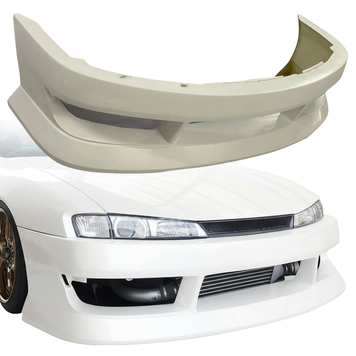 Modify your Nissan 240SX 1997 with our Exterior/Front Bumpers - 1