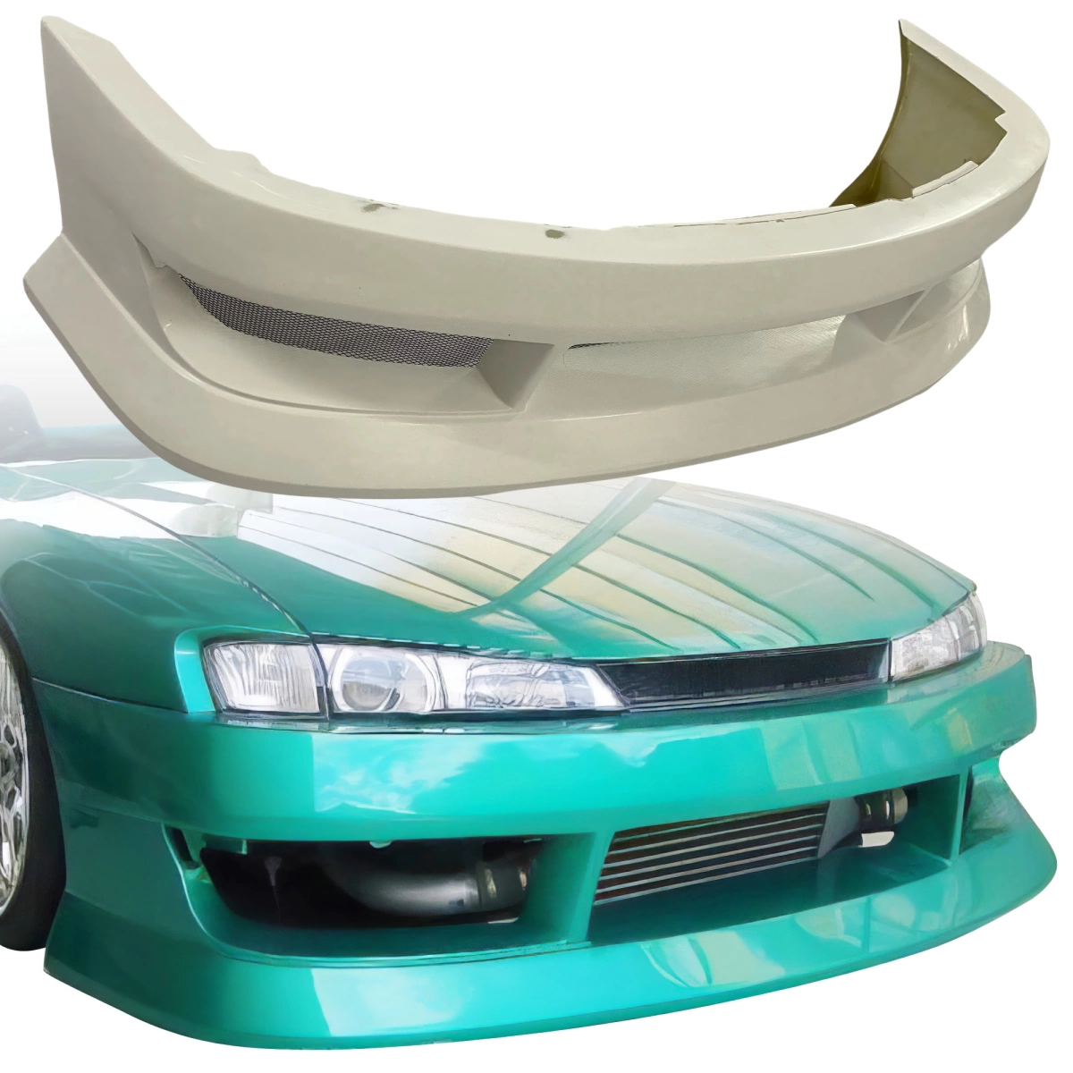 Modify your Nissan 240SX 1997 with our Exterior/Front Bumpers - 3