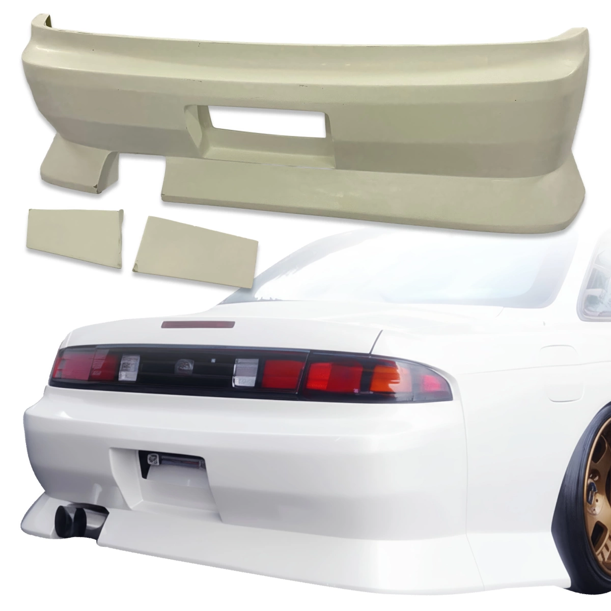 Modify your Nissan 240SX 1997 with our Exterior/Rear Bumpers - 1