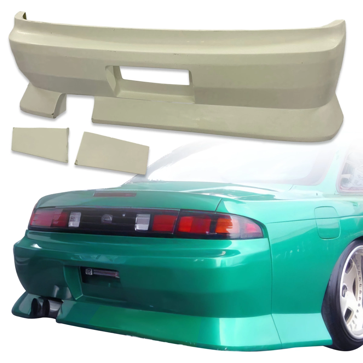 Modify your Nissan 240SX 1997 with our Exterior/Rear Bumpers - 3