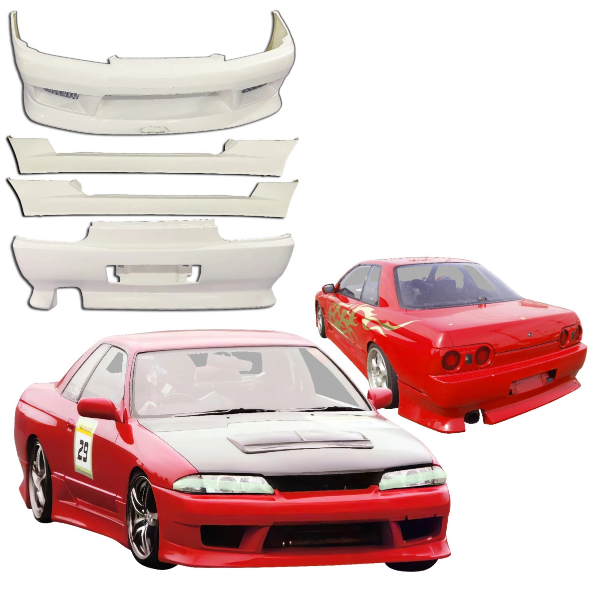 Modify your Nissan Skyline (R32) GTS 1990 with our Exterior/Complete Body Kits - 2
