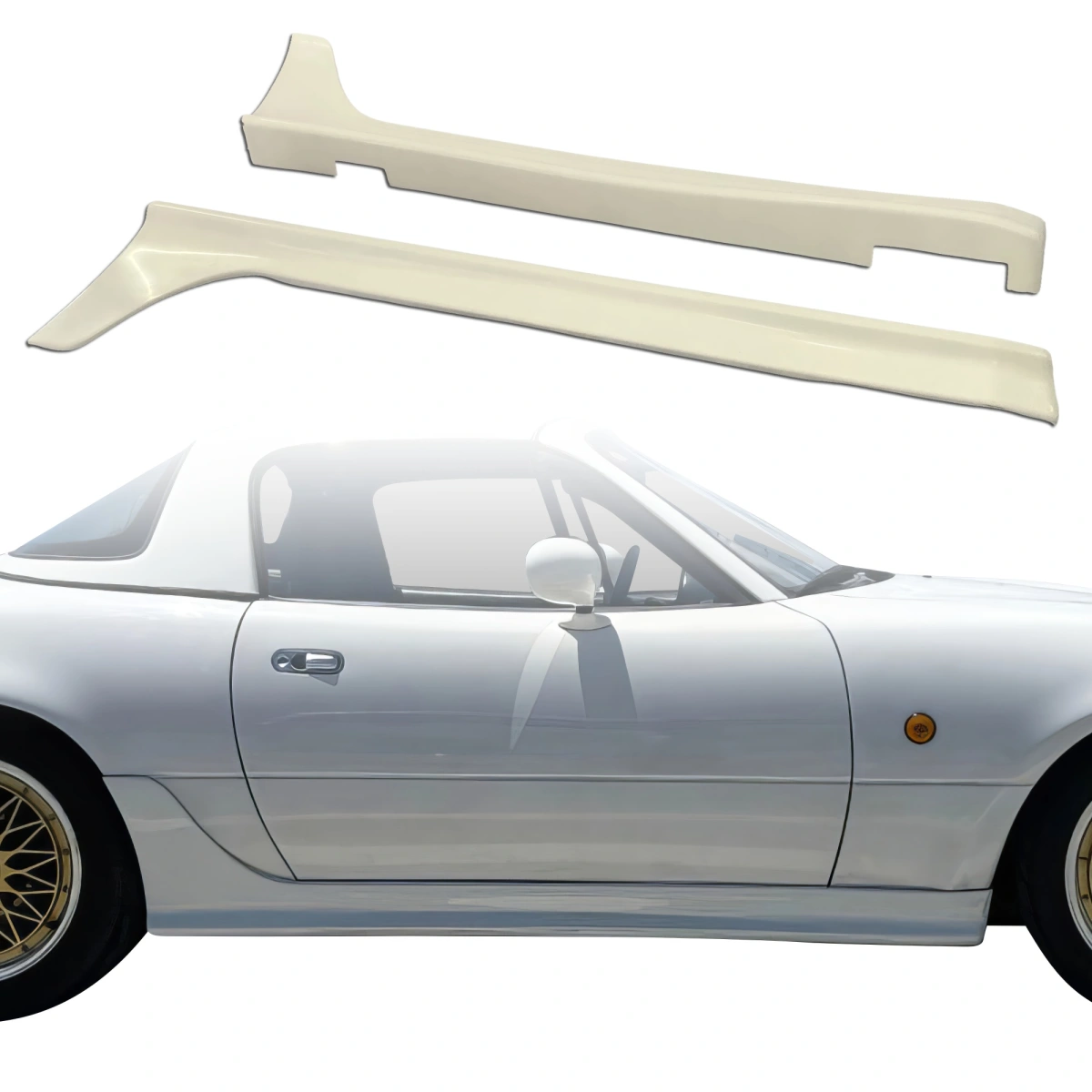 Modify your Mazda Miata 1990 with our Exterior/Side Skirts - 1