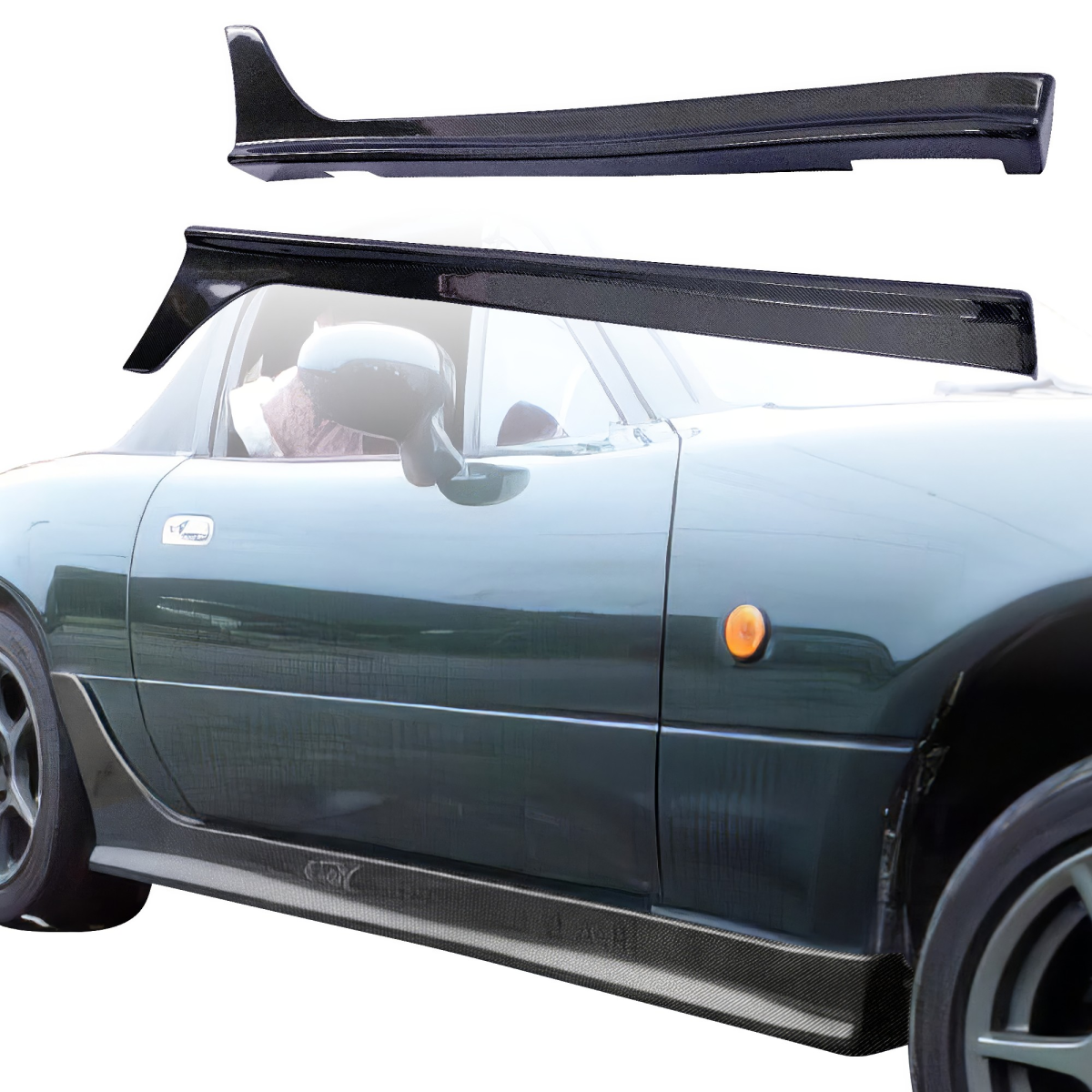 Modify your Mazda Miata 1990 with our Exterior/Side Skirts - 