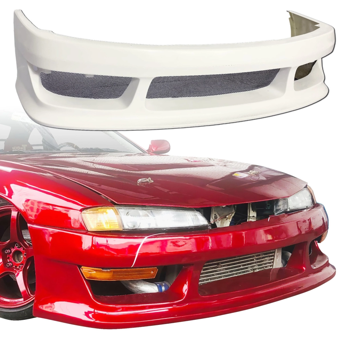 Modify your Nissan 240SX 1997 with our Exterior/Front Bumpers - 7