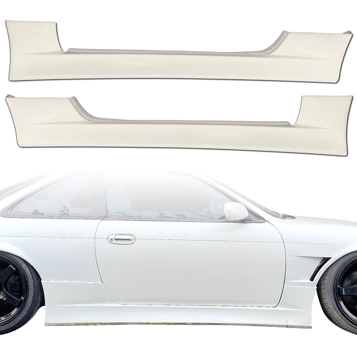 Modify your Nissan 240SX 1995 with our Exterior/Side Skirts - 