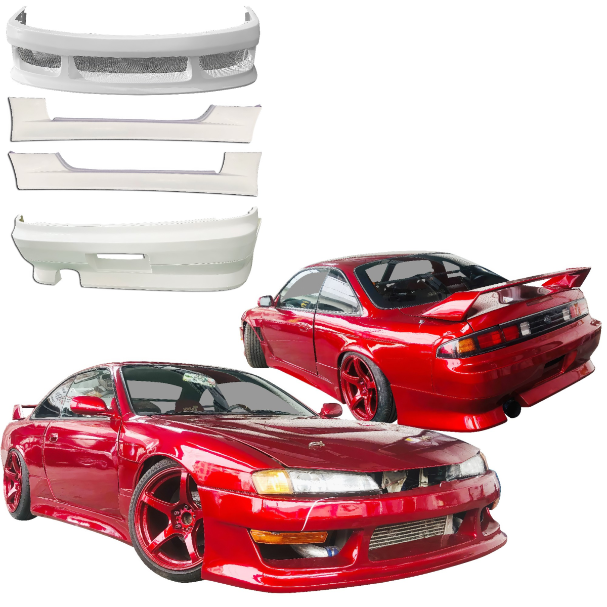 Modify your Nissan 240SX 1997 with our Exterior/Complete Body Kits - 