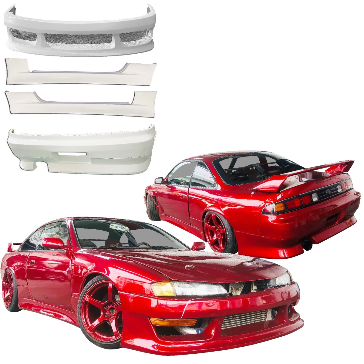 Modify your Nissan 240SX 1997 with our Exterior/Complete Body Kits - 3