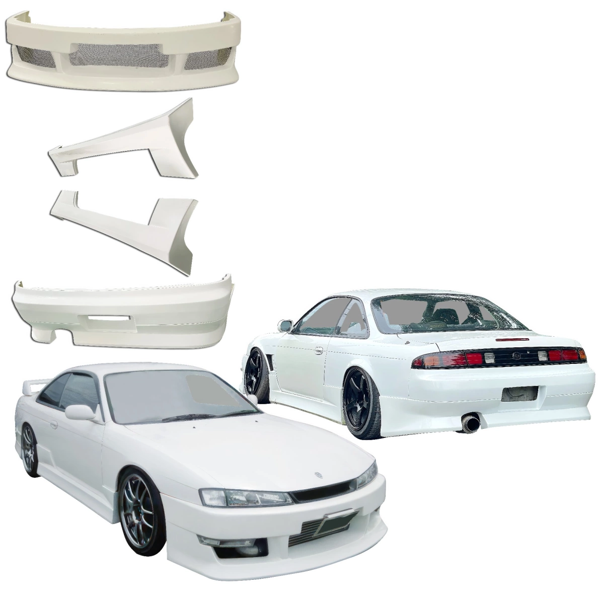 Modify your Nissan 240SX 1997 with our Exterior/Complete Body Kits - 1