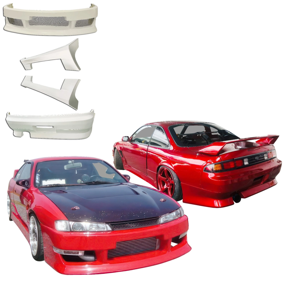 Modify your Nissan 240SX 1997 with our Exterior/Complete Body Kits - 3