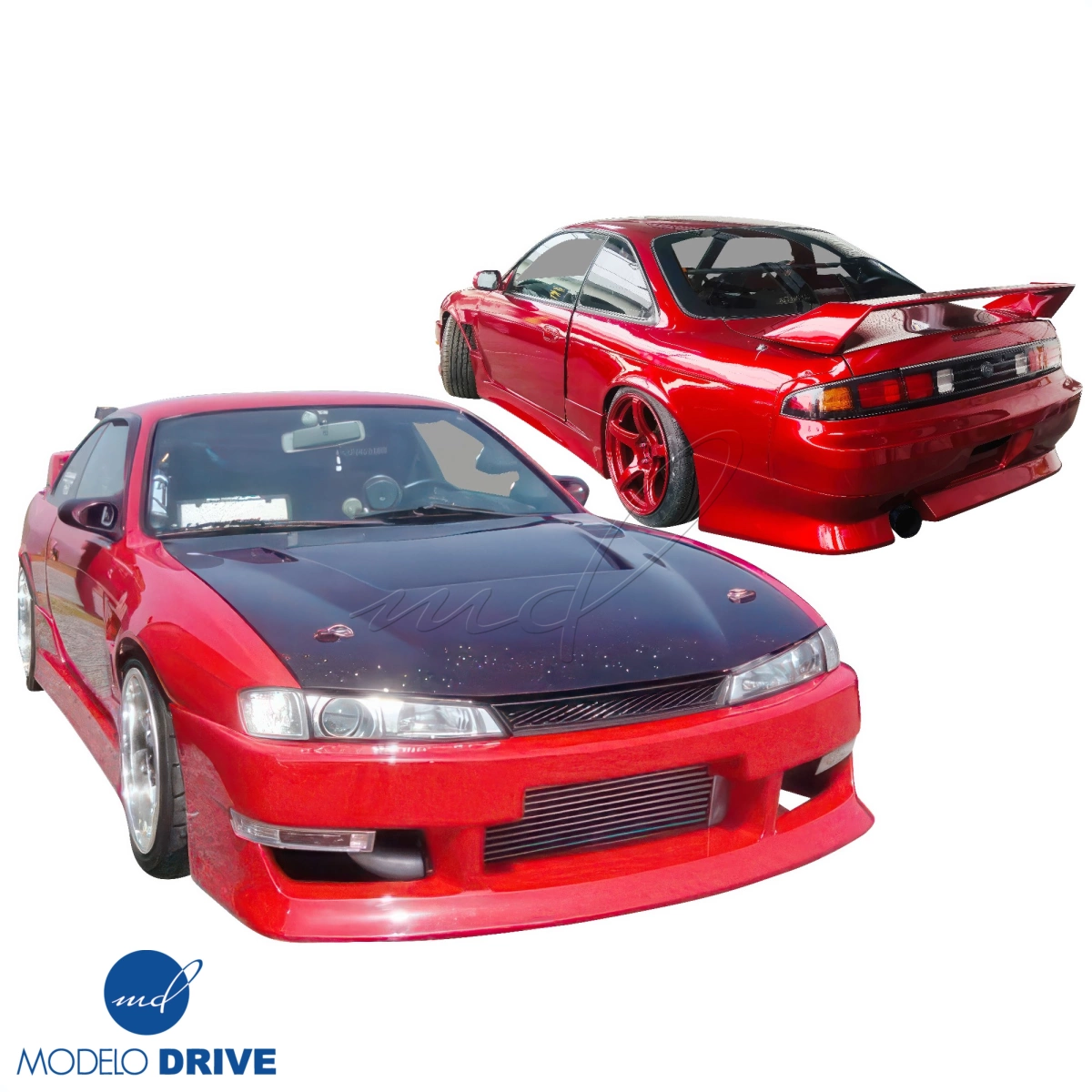 Modify your Nissan 240SX 1997 with our Exterior/Complete Body Kits - 4